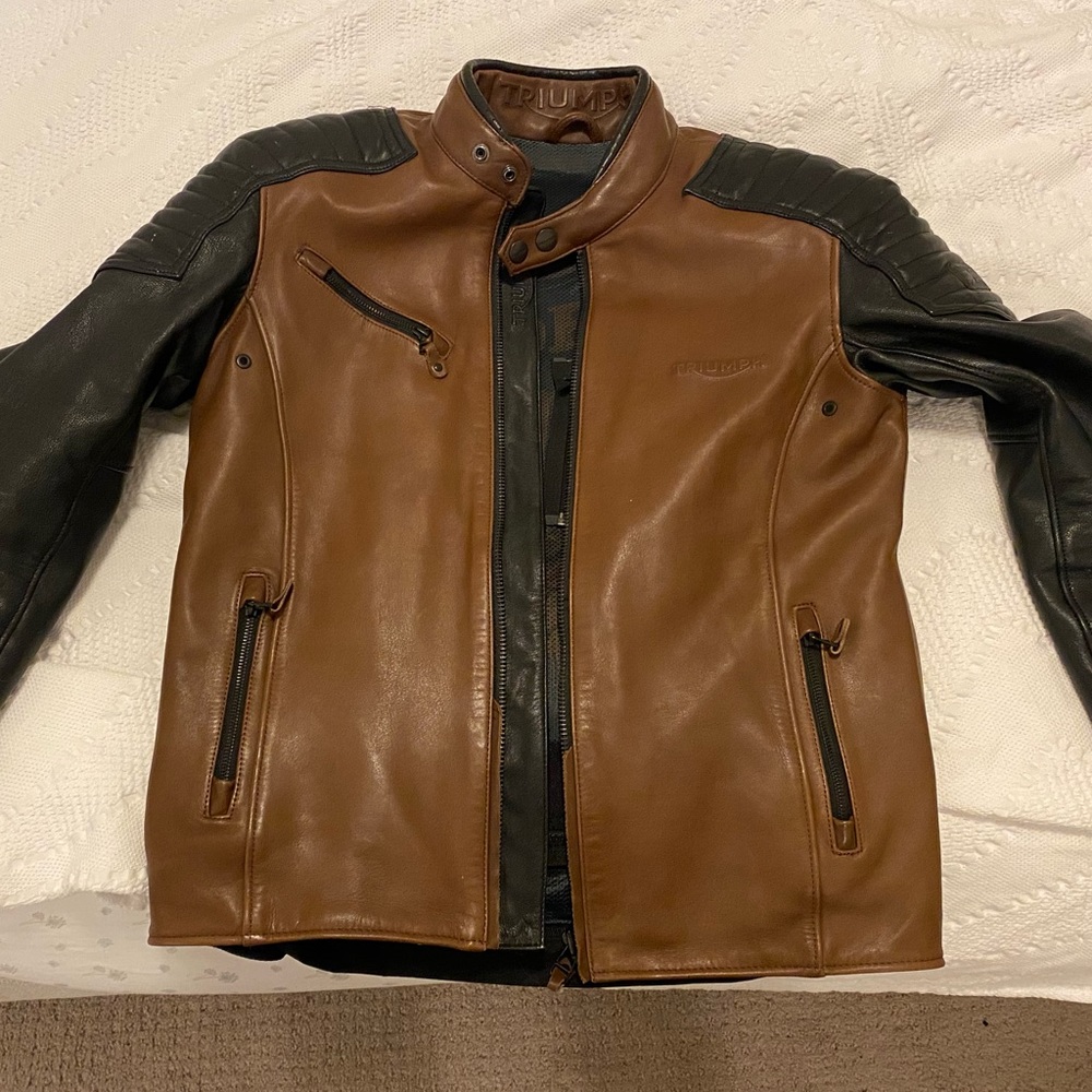 Triumph Higham Leather Motorcycle Jacket